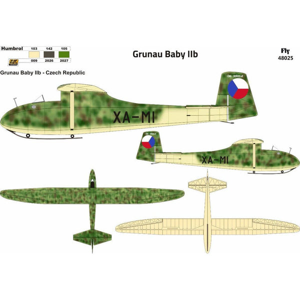 FLY MODEL 1/48 Grunau Baby IIb Czechoslovakia 2