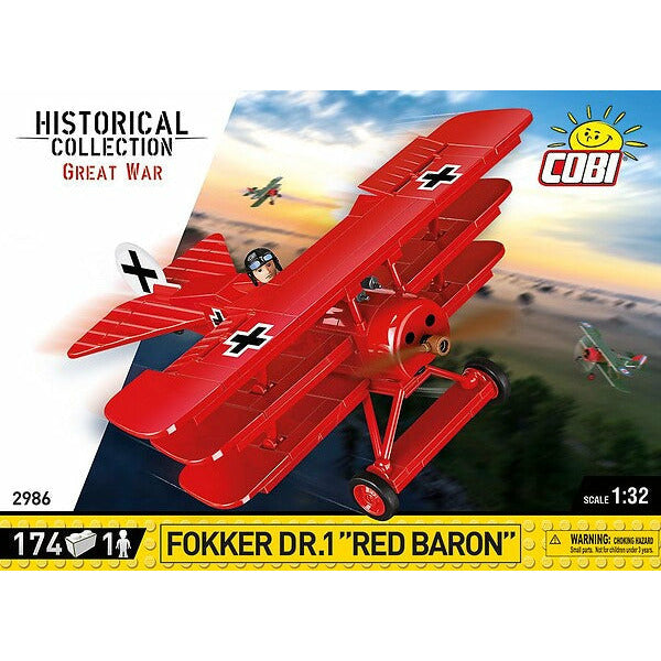 COBI World War I - Fokker Dr1 Red Baron (174 Pieces)