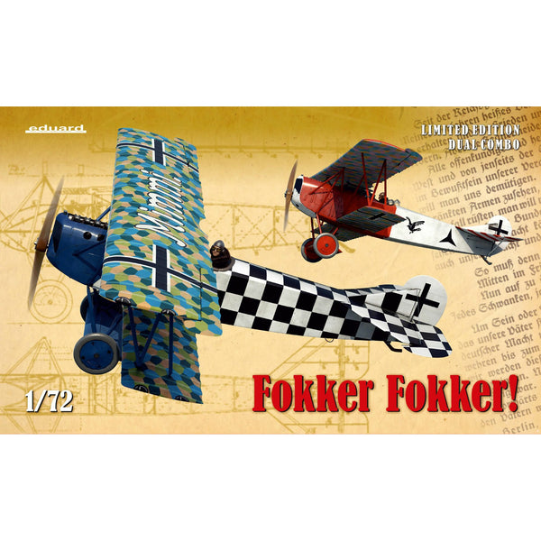 EDUARD 1/72 Fokker Fokker! Dual Combo