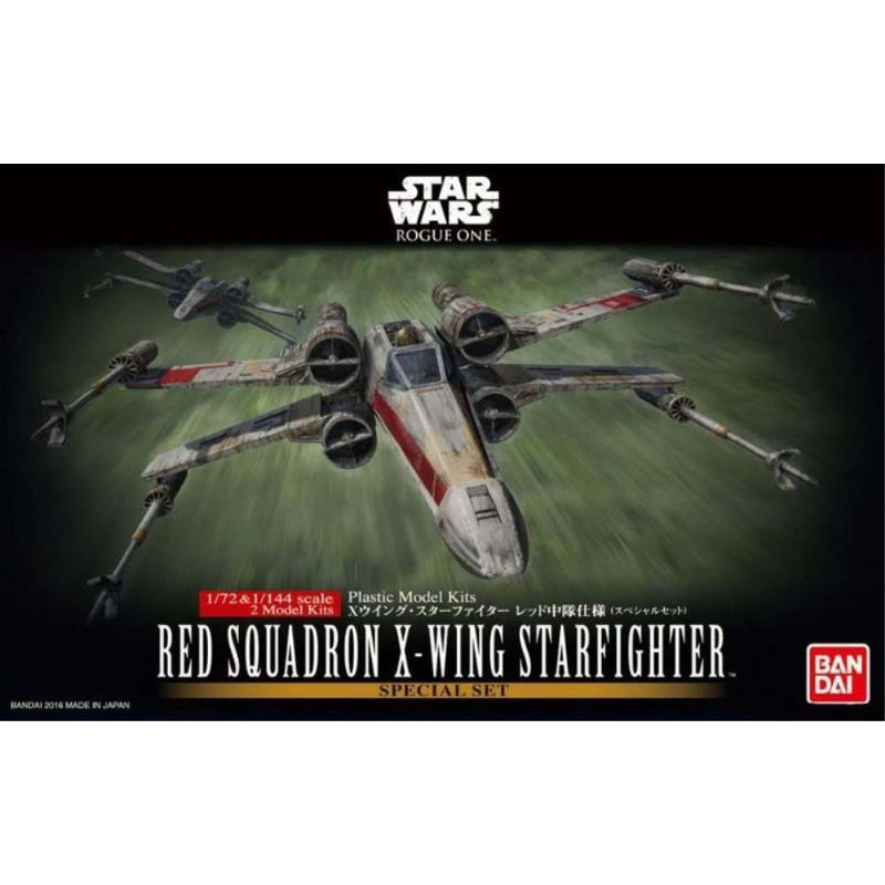 BANDAI 1/72 & 1/144 Red Squadron X-Wing Starfighter Special