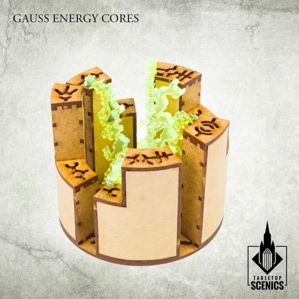 TABLETOP SCENICS Gauss Energy Cores (4)
