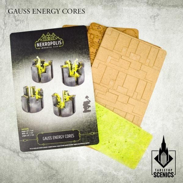 TABLETOP SCENICS Gauss Energy Cores (4)