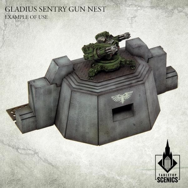 TABLETOP SCENICS Gladius Sentry Gun Nest