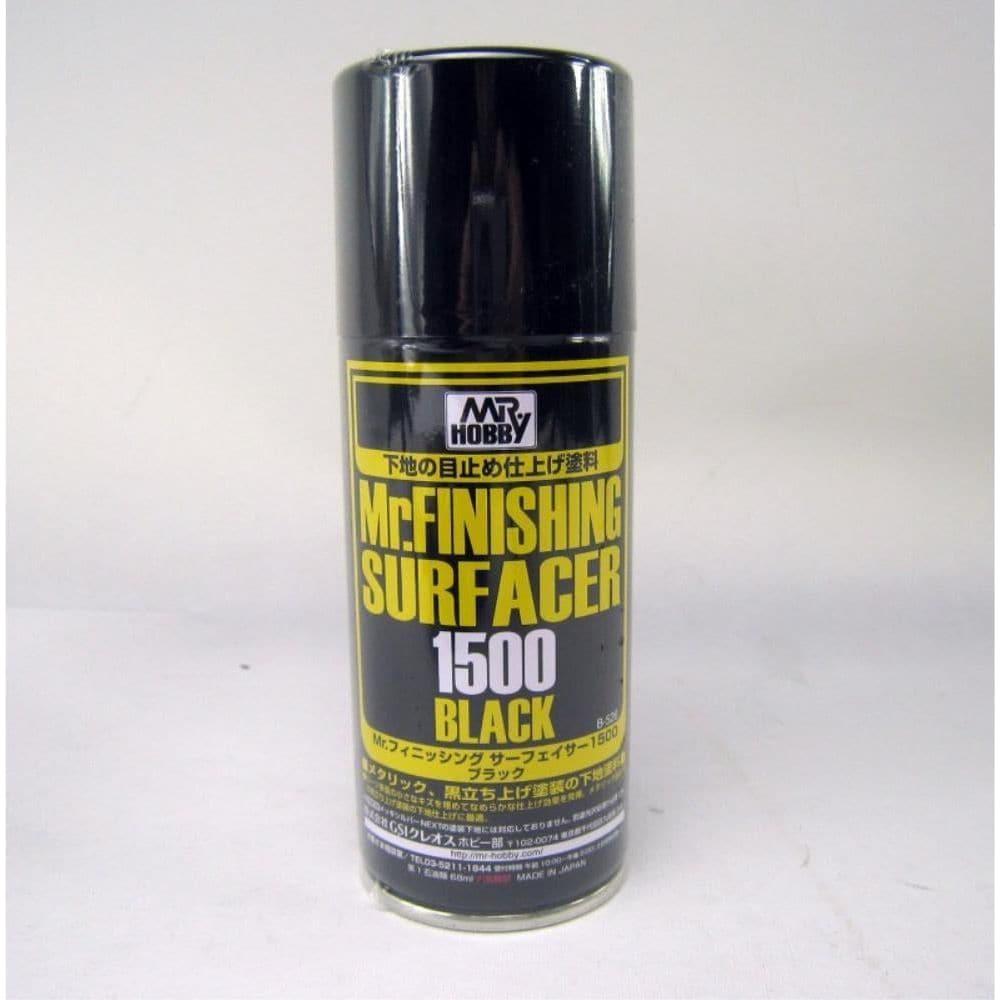 MR HOBBY Mr Finishing Surfacer Black 1500 - B526 - Hearns Hobbies Melbourne - MR HOBBY