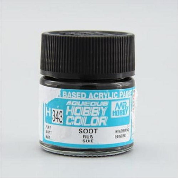 MR HOBBY Aqueous Weathering Colour - Flat Soot - H343