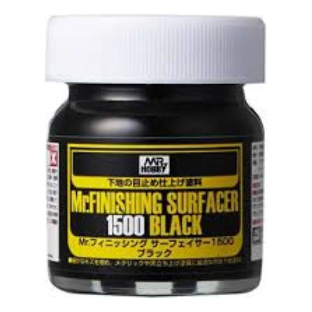 MR HOBBY Mr Finishing Surfacer - Black - SF288 - Hearns Hobbies Melbourne - MR HOBBY