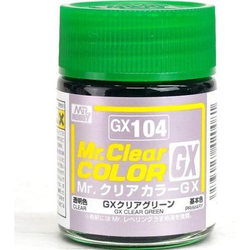 Mr Clear Color GX Green Lacquer Paint