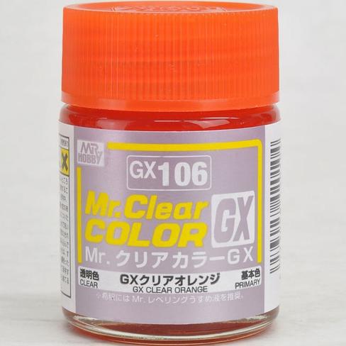 MR HOBBY Mr Clear Color GX Orange Lacquer Paint