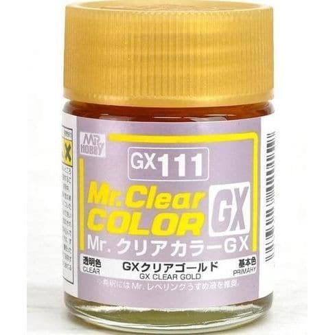 Mr Clear Color GX Gold Lacquer Paint