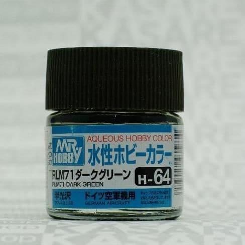 MR HOBBY Aqueous Semi-Gloss RLM Dark Green - H064