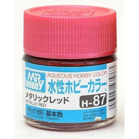 MR HOBBY Aqueous Metallic/Gloss Red - H087