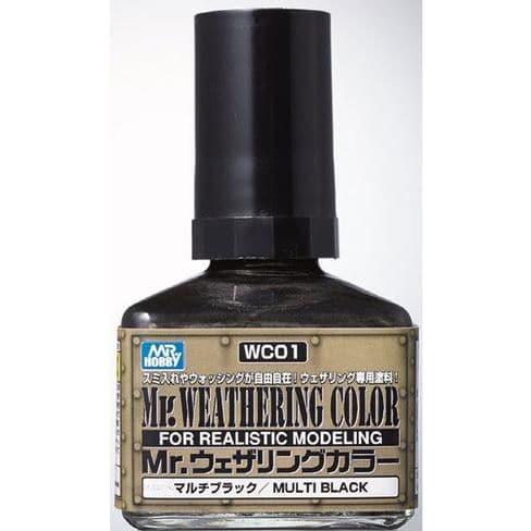 Mr Weathering Color Multi Black