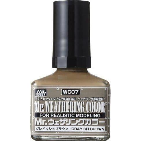 MR HOBBY Mr Weathering Color Grey Brown