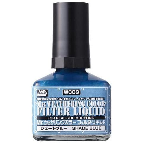 MR HOBBY Mr Weathering Color Filter Liquid Shade Blue