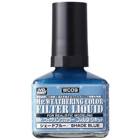 MR HOBBY Mr Weathering Color Filter Liquid Shade Blue