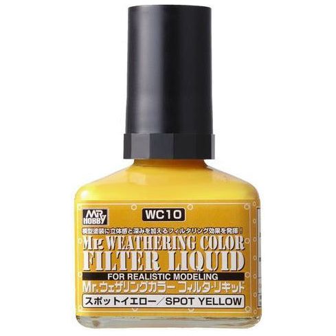 MR HOBBY Mr Weathering Color Filter Liquid Spot Yellow