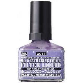 MR HOBBY Mr Weathering Color Filter Liquid Lay Violet