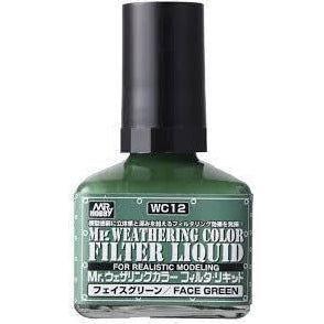 Mr Weathering Color Filter Liquid Fade Green
