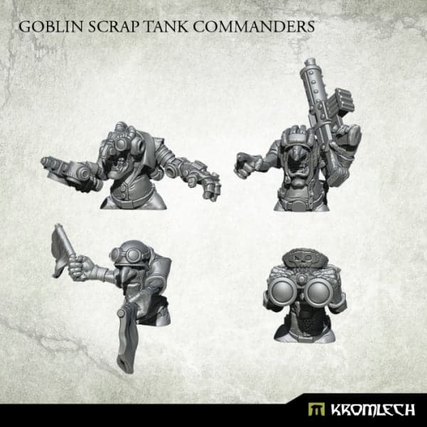 KROMLECH Goblin Scrap Tank Commanders (4)