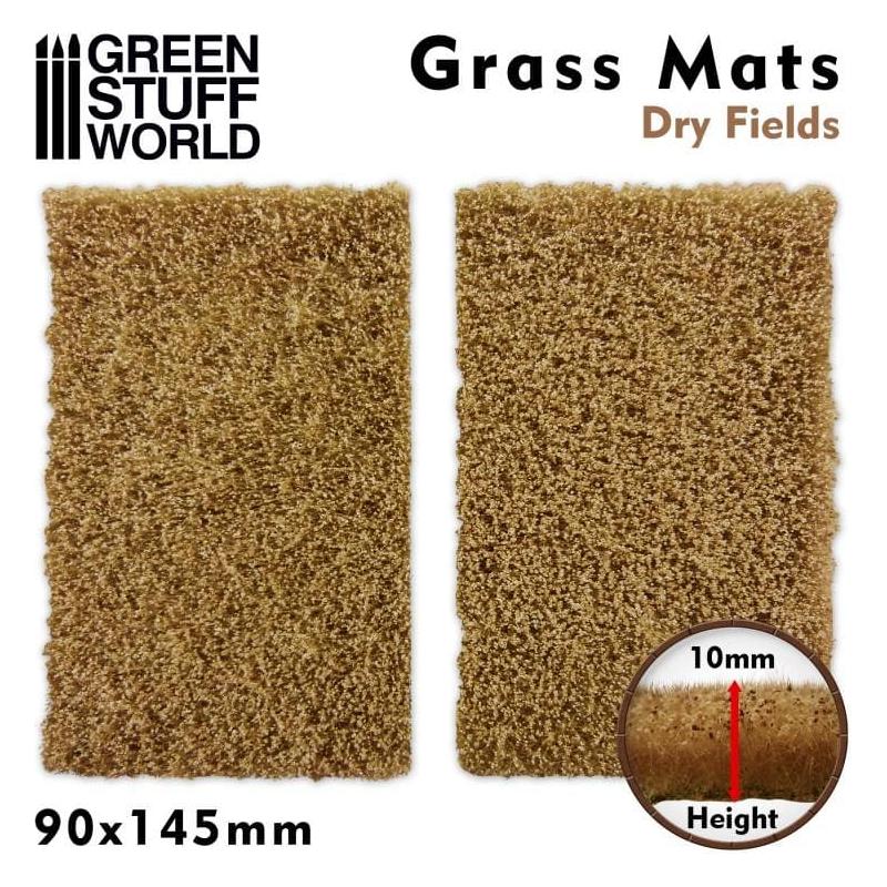 GREEN STUFF WORLD Grass Mat Cutouts - Dry Fields