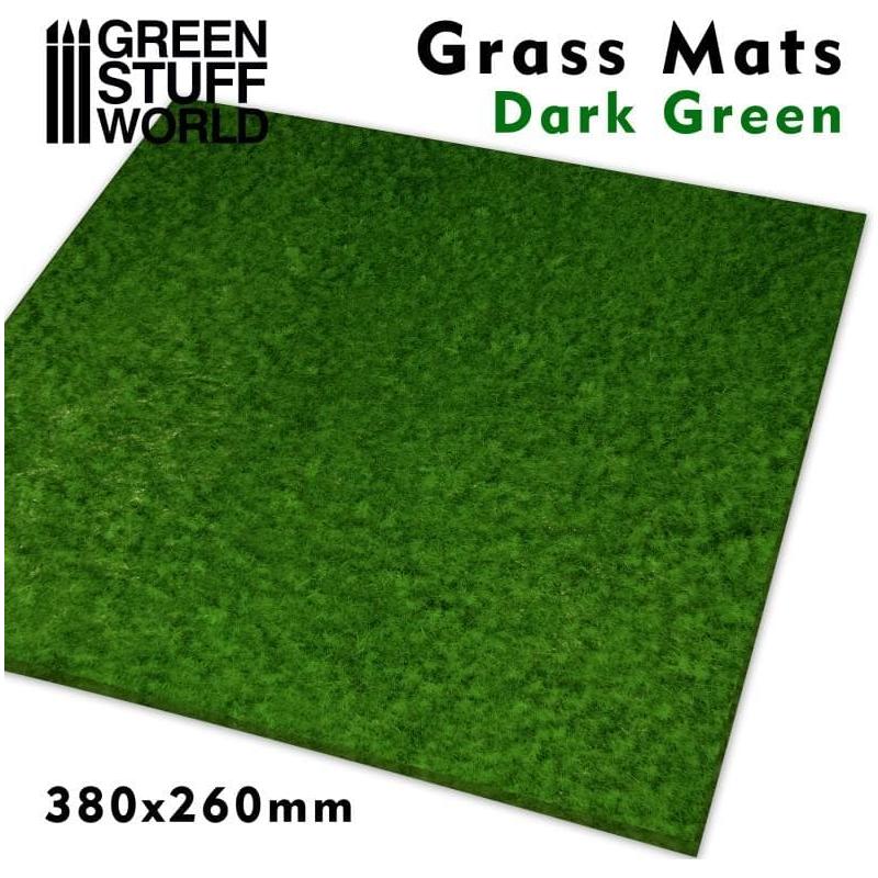 GREEN STUFF WORLD Grass Mats - Dark Green