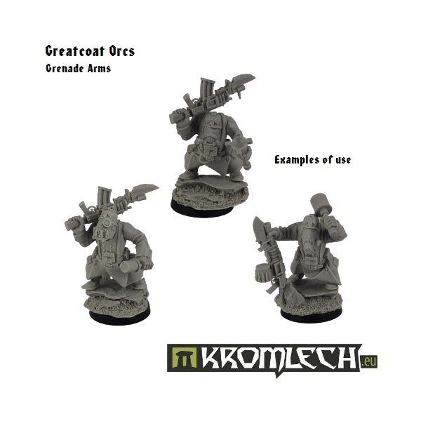 KROMLECH Greatcoats Grenade Arms (5)