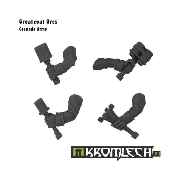 KROMLECH Greatcoats Grenade Arms (5)