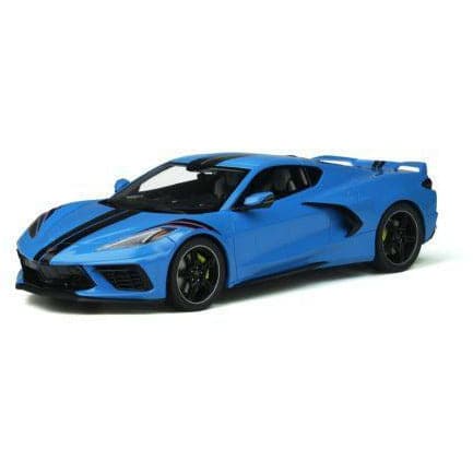 GT SPIRIT 1/18 2020 Chevrolet Corvette C8 Rapid Blue Resin