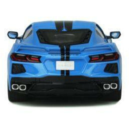 GT SPIRIT 1/18 2020 Chevrolet Corvette C8 Rapid Blue Resin