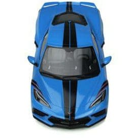 GT SPIRIT 1/18 2020 Chevrolet Corvette C8 Rapid Blue Resin