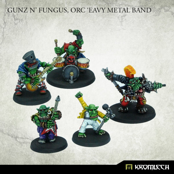 KROMLECH Gunz 'N' Fungus, Orc 'Eavy Metal Band (5)