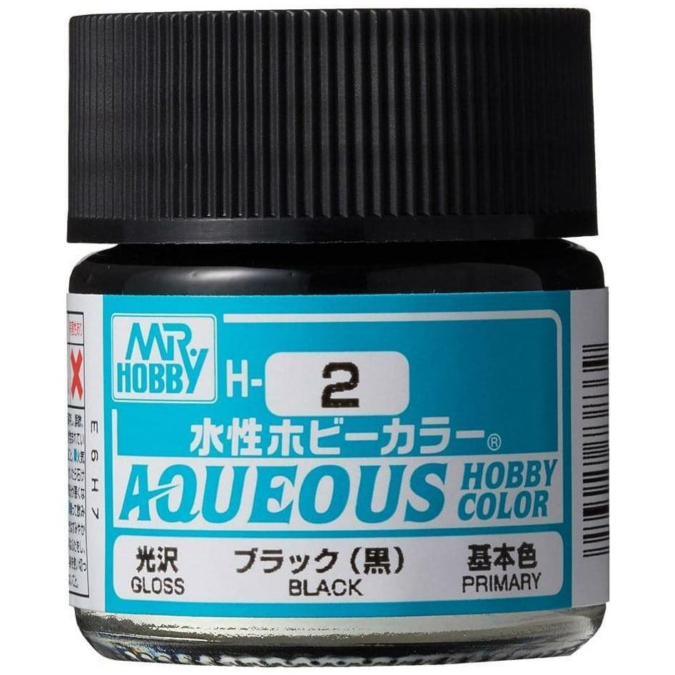 MR HOBBY Aqueous Gloss Black - H002 - Alternative to X-1