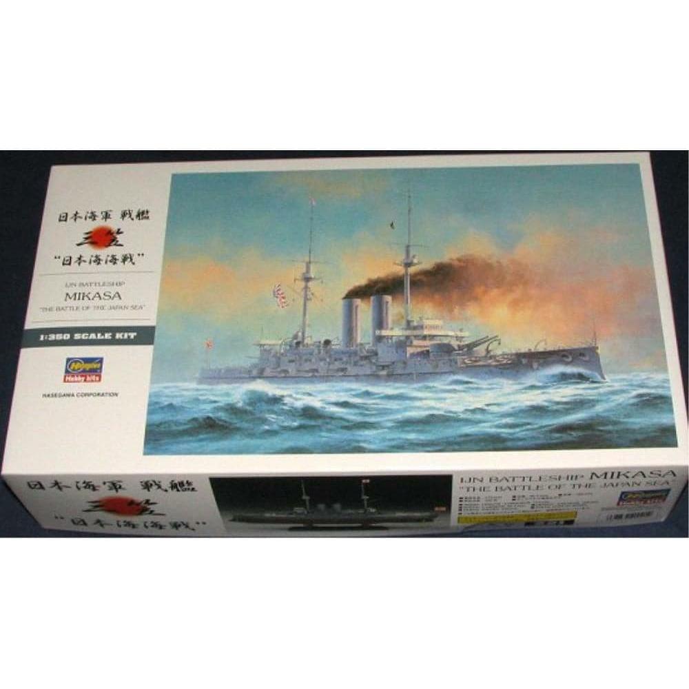 HASEGAWA 1/350 IJN BATTLESHIP MIKASA "THE BATTLE OF THE JAPAN SEA"