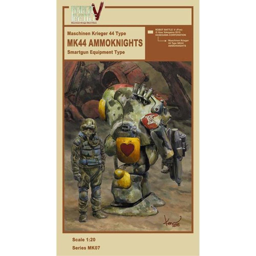 HASEGAWA 1/20 Maschinen Krieger Ma.K Mk44 Ammoknights