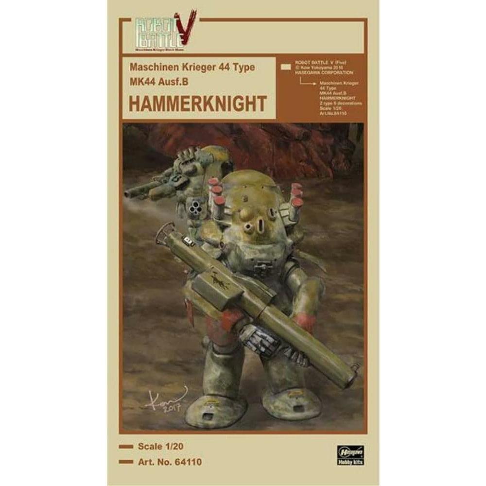 HASEGAWA 1/20 ROBOT BATTLE V MA.K HAMMERKNIGHT H64110