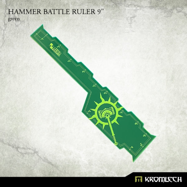 KROMLECH Hammer Battle Ruler 9" (Green) (1)