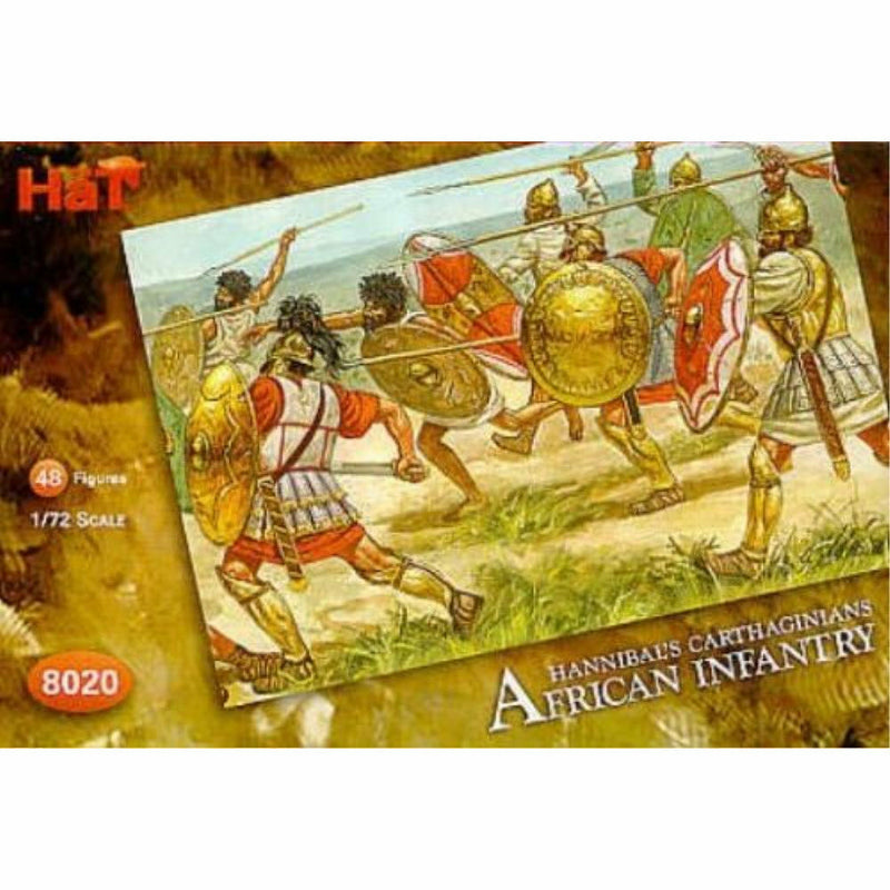 HAT 1/72 Hannibal's Carthaginians - African Infantry