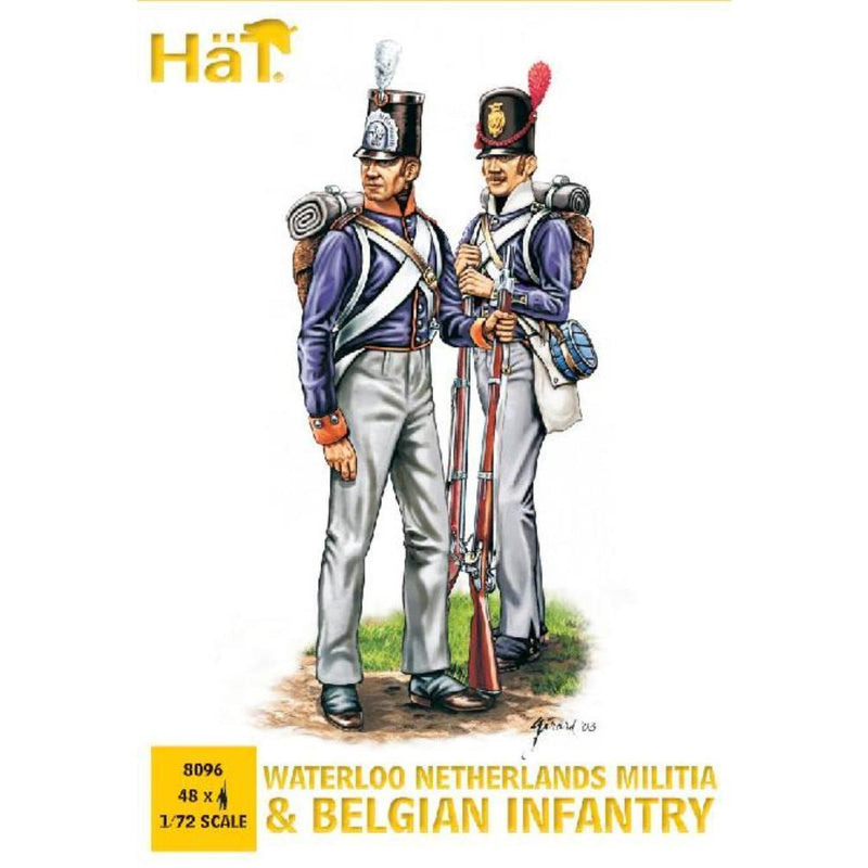 HAT 1/72 Waterloo Netherlands Militia and Belgian Infantry