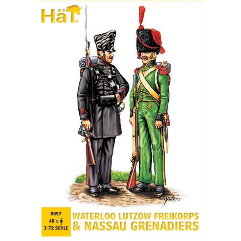 HAT 1/72 Waterloo Lutzow Freikorps and Nassau Grenadiers