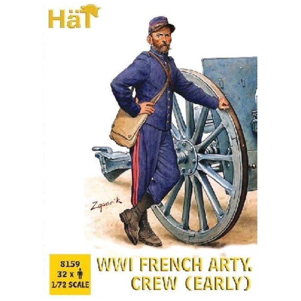 HAT 1/72 WWI Early French Artillery Crew