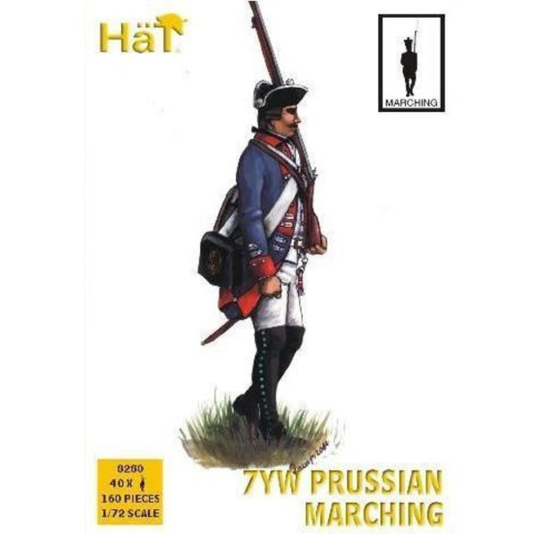 HAT 1/72 7YW Prussian Infantry Marching