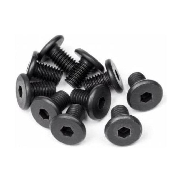 HB RACING Pan Head Screw M5x8mm (Hex Socket/10pcs)