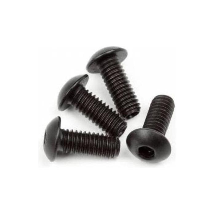 HB RACING Droop Screw M4x10mm (4pcs)