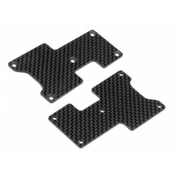 HB RACING Woven Graphite Arm Covers (Rear)