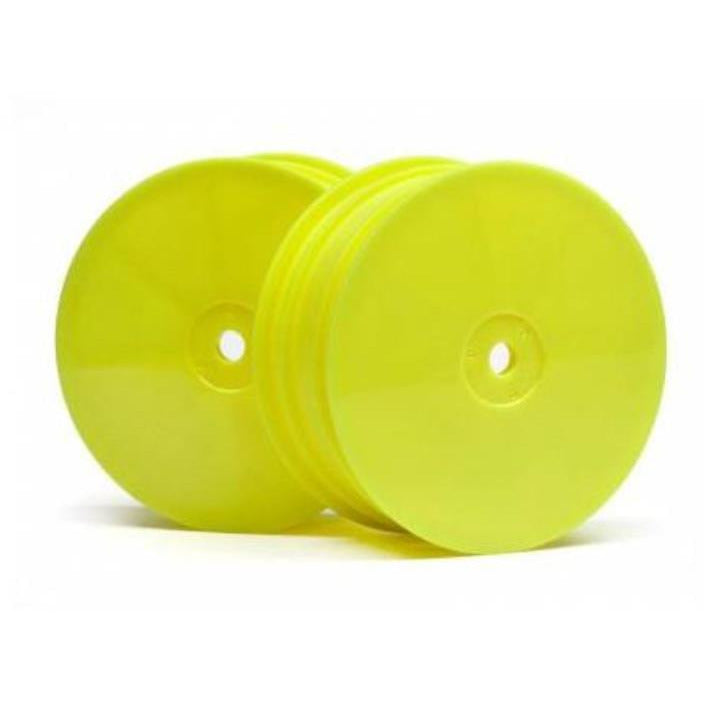 (Clearance Item) HB RACING Front 4WD Front Wheel (Yellow/2Pcs)