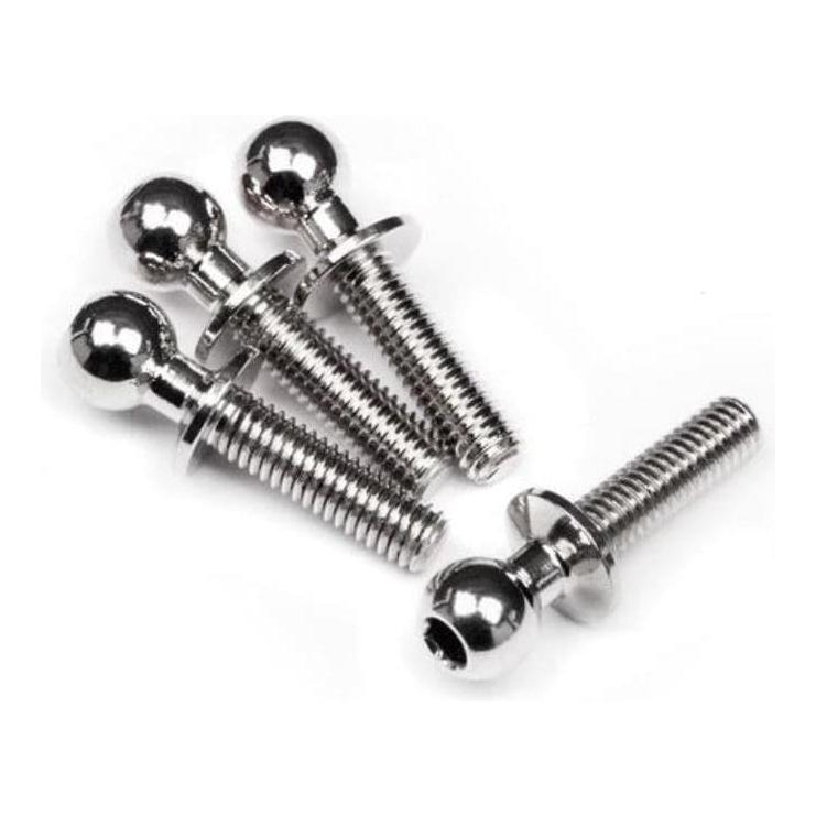 (Clearance Item) HB RACING Ball Stud 4.8x5x10mm (4Pcs)