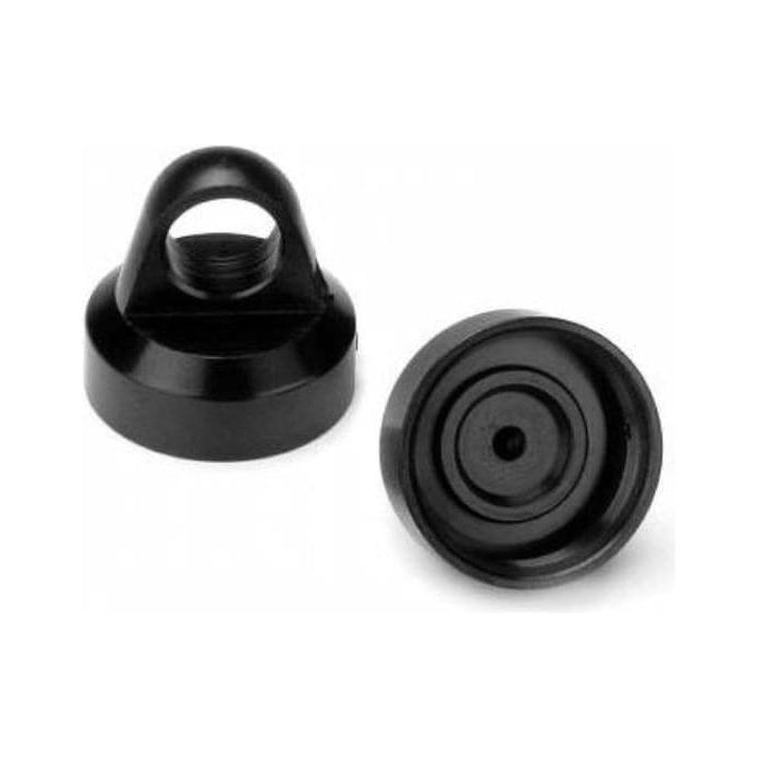 (Clearance Item) HB RACING Aluminium Shock Cap (Hard Anodized/2pcs)