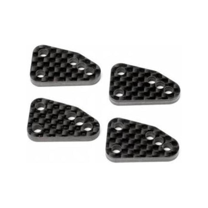 HB RACING Rear Hub Carrier Arm Set Type 3 (4pcs)