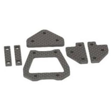 (Clearance Item) HB RACING E817 Chassis Brace Carbon Set