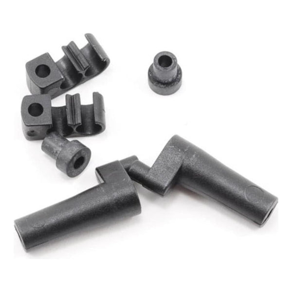 HB RACING Fuel Tank Stand-Off and Fuel Line Clips Set